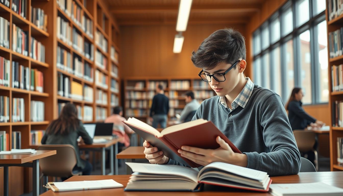 Student using online courses for flexible education